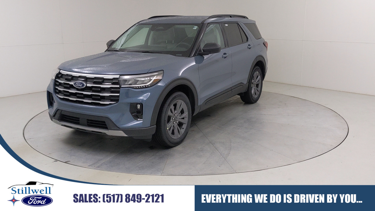 Car Exterior With Branding Overlay