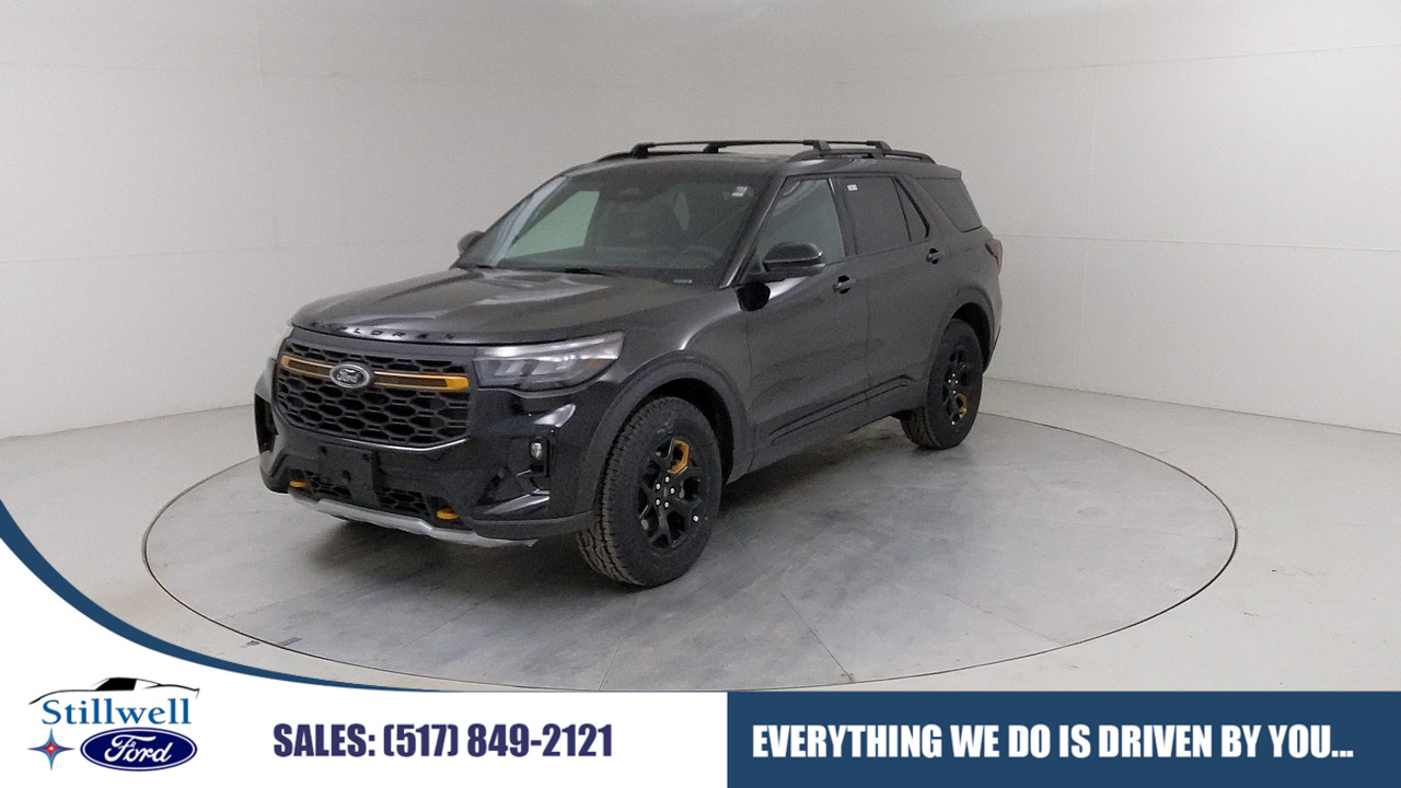 Car Exterior With Branding Overlay