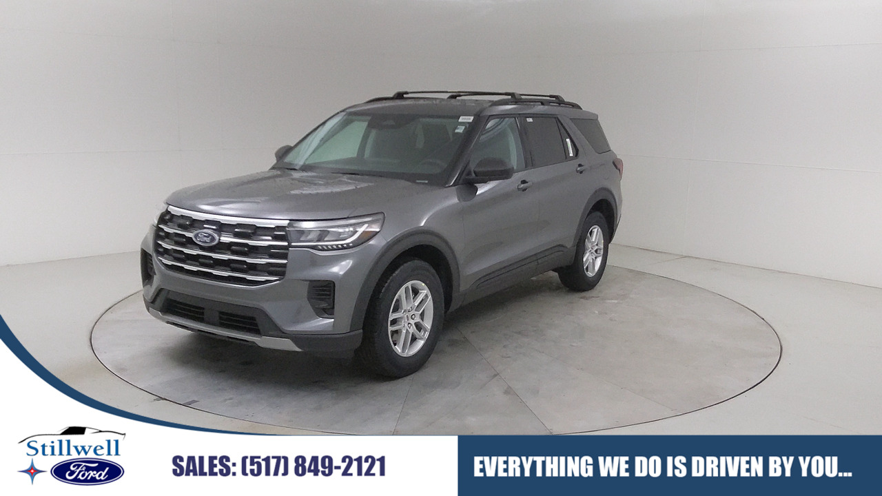 Car Exterior With Branding Overlay