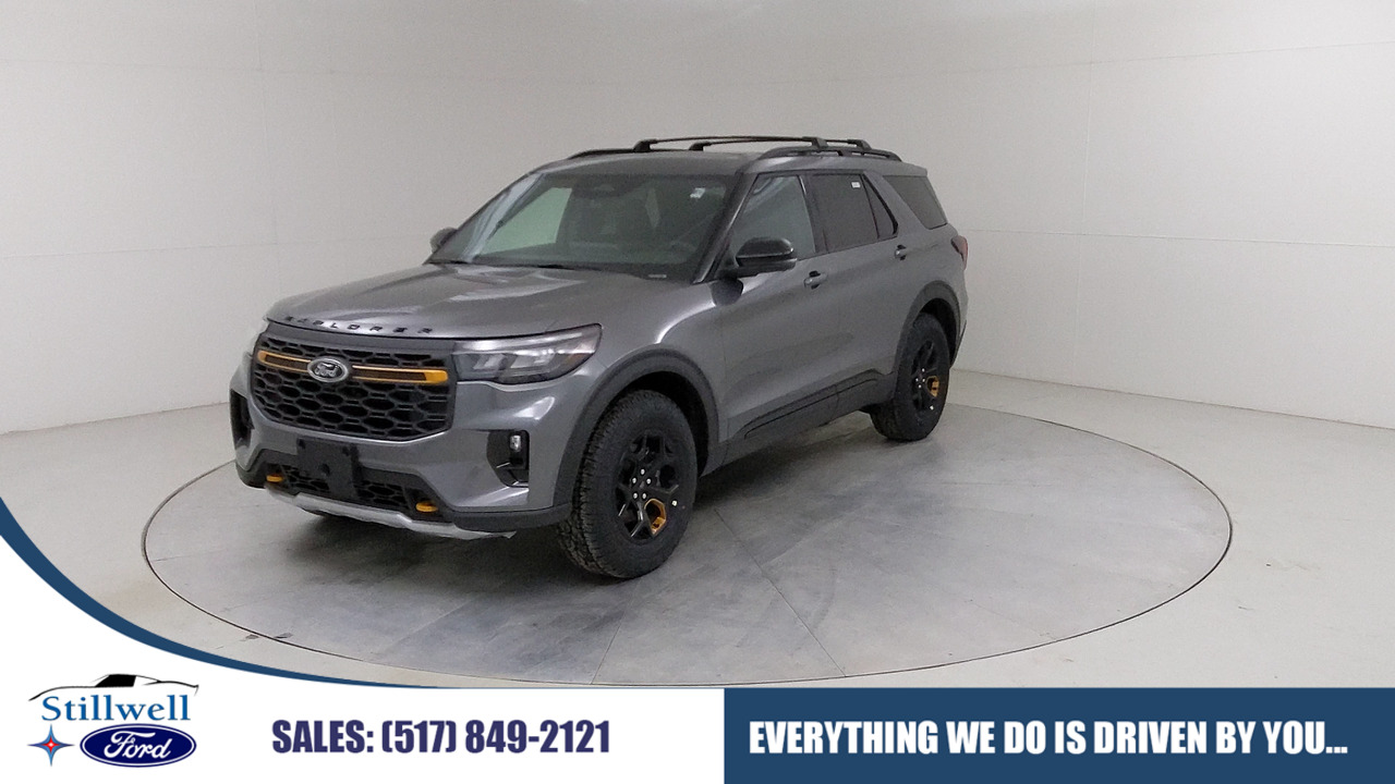 Car Exterior With Branding Overlay