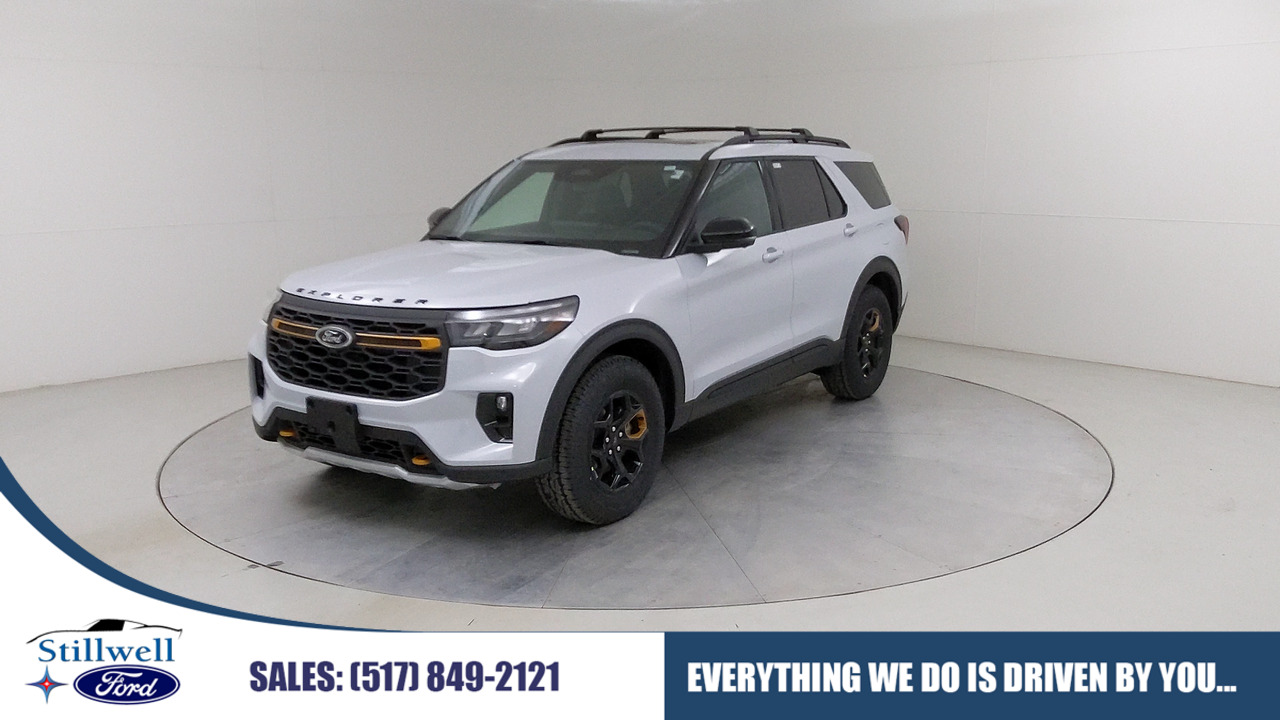 Car Exterior With Branding Overlay