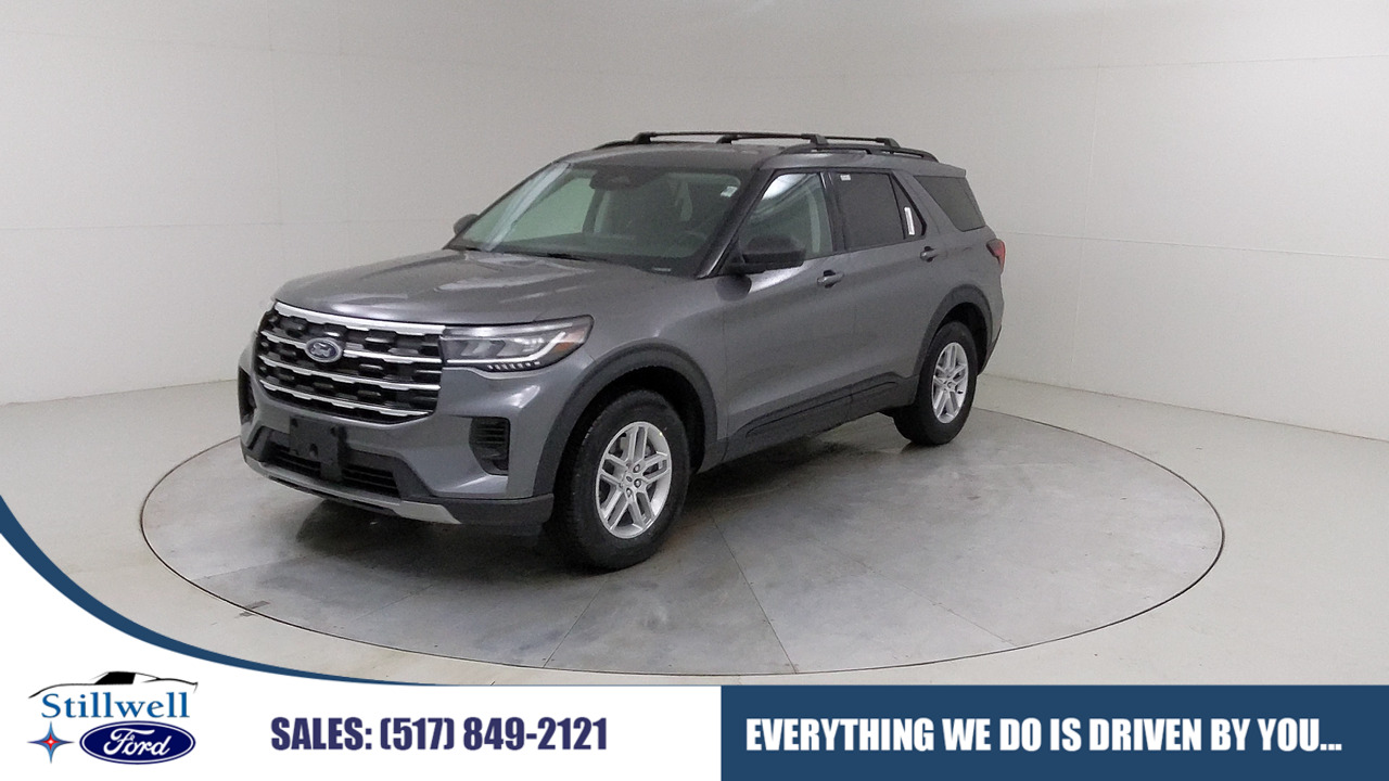 Car Exterior With Branding Overlay